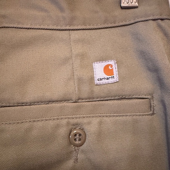 Men's Carhartt khaki Pants 30x30 NWOT - Picture 5 of 10